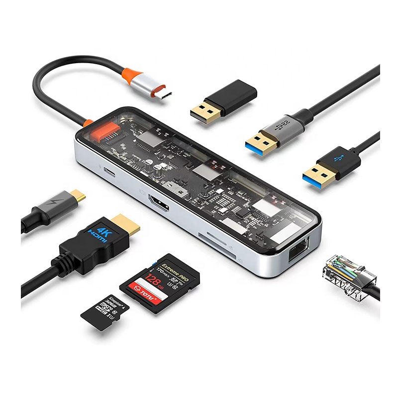 Usb Hub - Hub USB C con Puerto 4K,