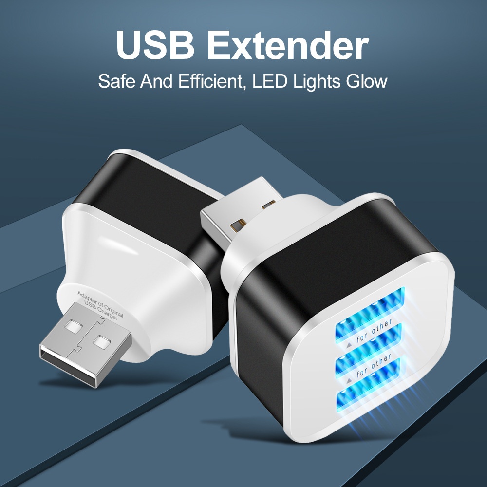 Laptop Charger - Adaptador de ranuras USB de 3