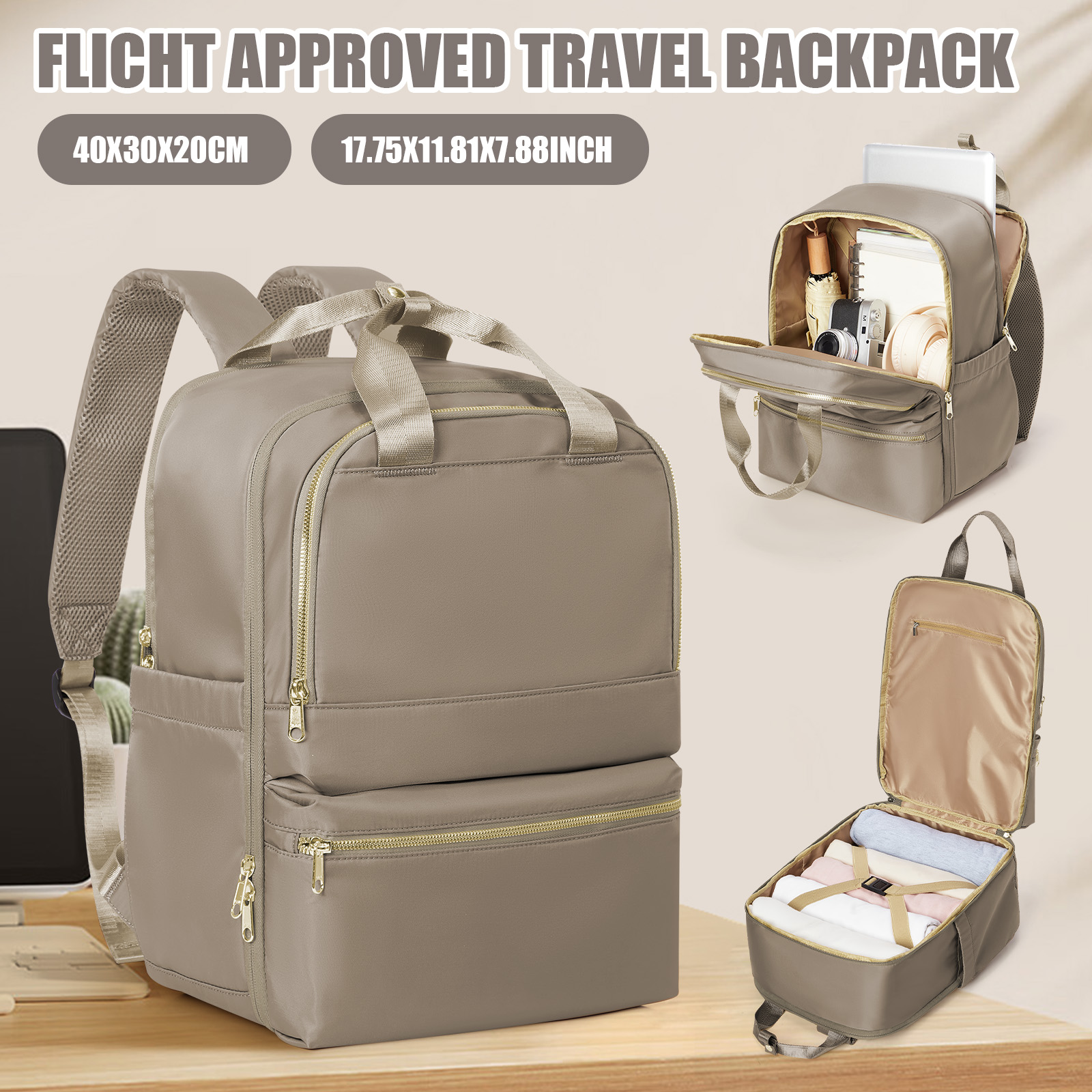 Laptop Bag - Mochila de viaje Ryanair 40x30x20 para