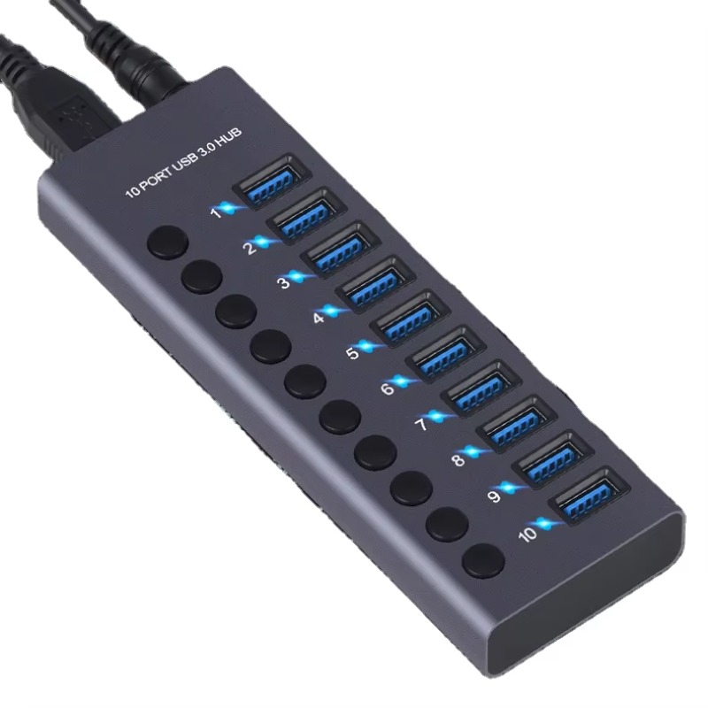 Usb Hub - Hub USB 3.0 de 10 Puertos
