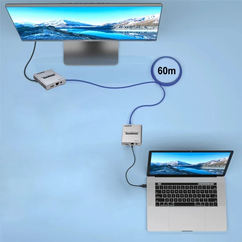 Extensor HDMI 4K 60Hz sobre RJ - Hdmi Cable reseña y precio