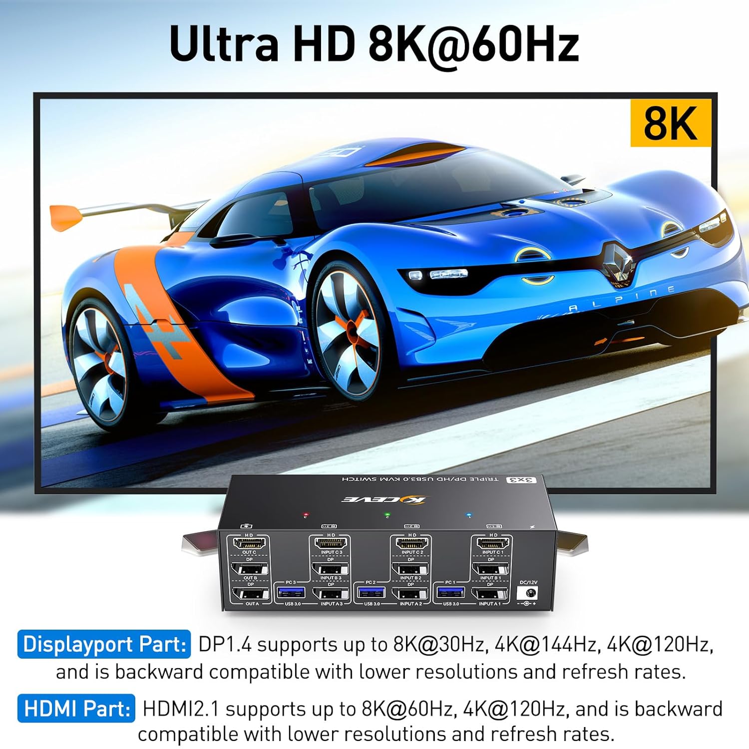 NUEVO KCEVE, conmutador KVM HD - Hdmi Cable reseña y precio