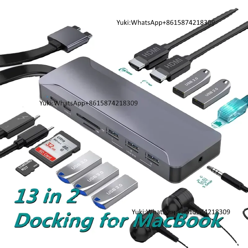 Estación de Acoplamiento con D - Usb Hub reseña y precio