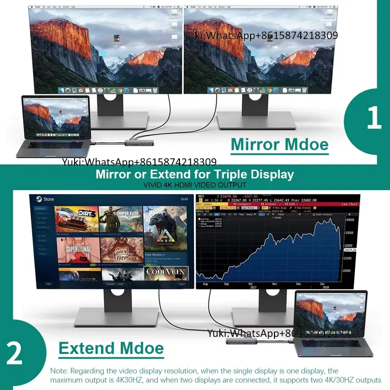 Estación de Acoplamiento con D - Usb Hub reseña y precio