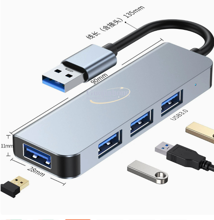 Hub USB-C de 4 puertos, superv - Usb C Hub reseña y precio