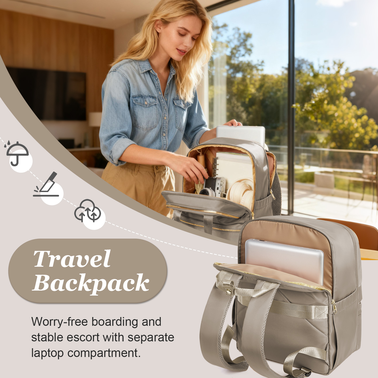 Mochila de viaje Ryanair 40x30 - Laptop Bag reseña y precio
